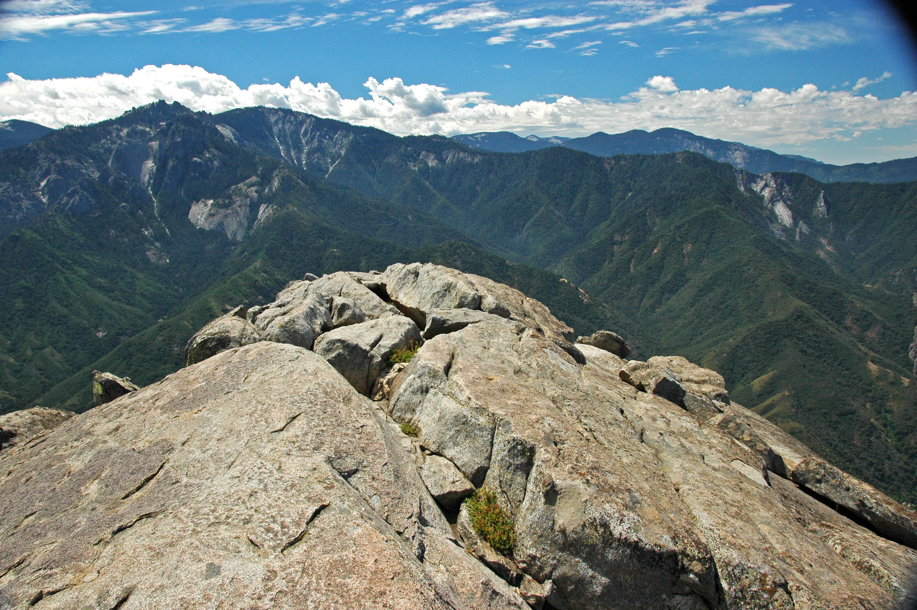Moro Rock granite dome, Sequoia National Park, California